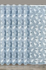 Mg Függöny jacquard 35649 Fehér 250x250cm készre varrva Bt M