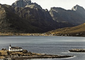 Poszter 29,7x21cm Templom a tengerparton, Assaf Frank