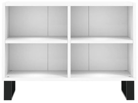 fehér szerelt fa TV-szekrény 69,5x30x50 cm