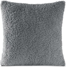 Dekoratív párnahuzat BUKLA3 45x45 Eurofirany ezüst puha bárány