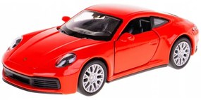 Fém autómodell - Nex 1:34 - Porsche 911 Carrera 4S Piros: piros