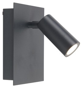 Modern kültéri fali lámpa szürke IP54 LED -del - Simon