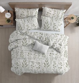 LEAFORA huzat kiságyra renforcé pamutból, fehér Ágyneműhuzat mérete: 45 x 65 cm | 90 x 140 cm