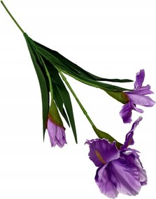 Írisz ág 59 cm világos lila művirág