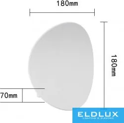 ELDLUX ES65-BF Modern Kültéri Fali Lámpa IP44