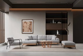 Sarokkanapé Eti Oak Balos - Szürke