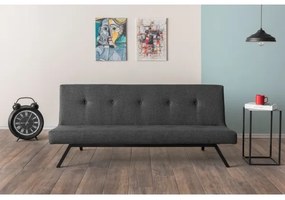 LOKO kétüléses kanapé sötétszürke