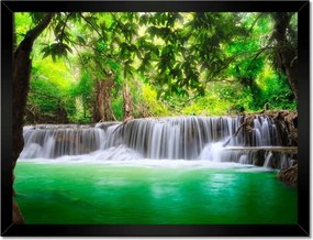 Poszterek keretben 40x30 Tájkép vízesés