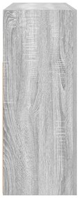 Oldalszekrény Szürke sonoma Műszaki fa 116 x 30 x 75 cm