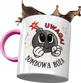 Rózsaszín Bögre Rózsa Feleség Barátnő Ajándék Nyomtatott Fotóval