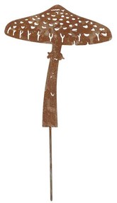 Őzlábgombás lézervágott leszúrható kerti dekoráció, 27 cm