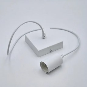 Csillár zsinóron ASTRID 1xE27/60W/230V fehér