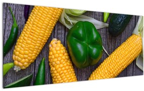 Zöldség képe (120x50 cm)