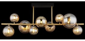 Globo 56135-9D - LED Csillár rúdon RIHA 9xG9/3W/230V sárgaréz