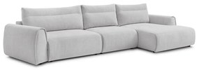 Világosszürke sarokkanapé Aden – Bobochic Paris