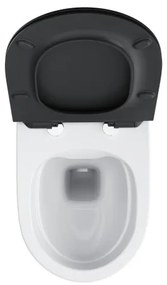 Ravak X01862 - WC-ülőke SoftClose VITA SLIM fekete