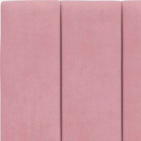 rózsaszín bársony fejtámla párna Hanko 180 cm