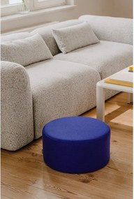 Kék gyapjú puff Folk – noo.ma