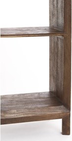 Natúr színű mangófa könyvespolc 48x190 cm Sondrio – Light &amp; Living