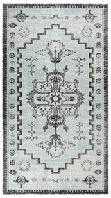 zöld-szürke lapos szövésű kültéri szőnyeg 115 x 170 cm