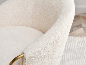 Fotel Carma F (krém + arany). 1109982