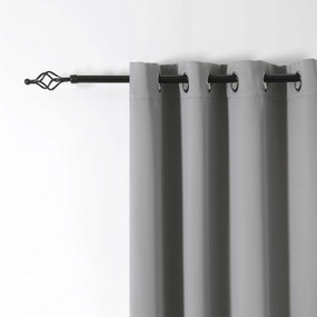 Függöny OXFORD LIGHT 140x250 cm, világosszürke Felfüggesztés: Hullámos sínszalag
