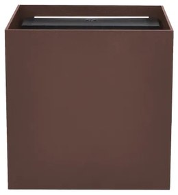 Brilagi - CUBE LED kültéri fali lámpatest, 6W, 230V, barna, IP54
