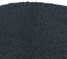 ajtószőnyeg Sötétszürke félkör Tufting kókuszrostos szőnyeg