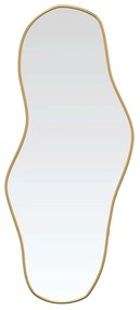 aranyszínű falitükör 90x40 cm