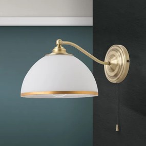 Orion WA 2-1371/1 - Fali lámpa OLD LAMP 1xE27/40W/230V fehér/réz