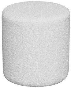 Fehér buklé puff Ejby – House Nordic