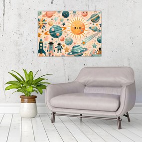 Kép - Darabok az űrből (70x50 cm)