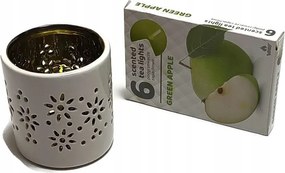 Tealight Melegítő Gyertyatartó Fehér Dekoráció Ø 9,8 CM