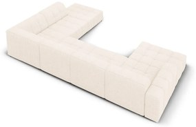 Krémszínű sarokkanapé (jobb oldali-U alakú) Chicago – Cosmopolitan Design