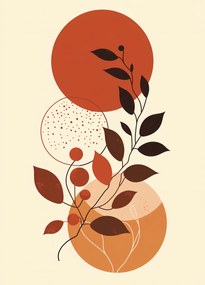 Poszterek nappaliba boho modern 39,5x55cm Árnyalat