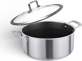 Fazék Rozsdamentes Acél Méhsejt 28CM Szilárd Masterpan