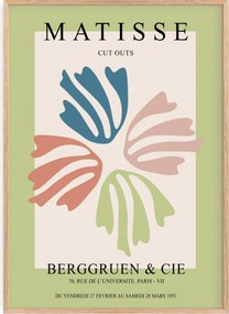 Poszter 30x40 Henri Matisse Cut Outs Berggruen Cie 1953 Papírkivágások