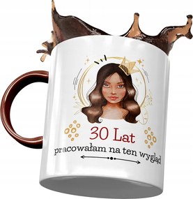 Bordó Bögre Születésnapra 30 30. 30-as Ajándék Nyomtatott Fotóval