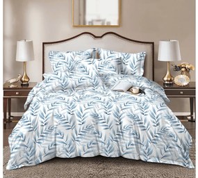 Mikroszálas ágyneműhuzat KOVENDI kék-fehér Ágyneműhuzat mérete: 70 x 90 cm | 140 x 200 cm