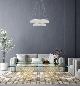 Italux glamour modern függeszték pantal ezüst itxpnd-34533-2l-silv