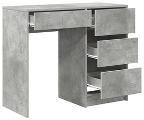 Szürke Íróasztal Beton szürke Beton Standard Tárolás Íróasztal