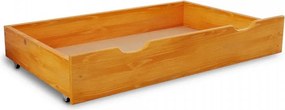 Ágy alatti tárolódoboz 98 cm, égerfa