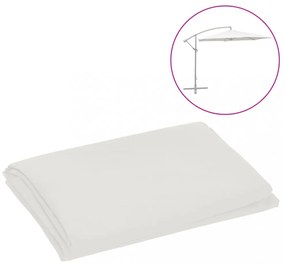 homokfehér konzolos napernyő csereponyva 300 cm
