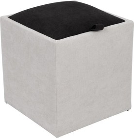 Box puff - K08/K06 szövet - krém/fekete R