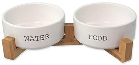 Kerámia tálka szett álvánnyal kutyáknak ø 13 cm Dog Fantasy – Plaček Pet Products