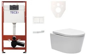 Fali WC szett TECE előtétfalas szereléshez + SAT Brevis WC SIKOTSW0