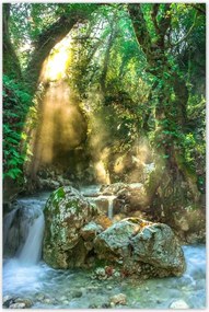 Poszterek 80x120 Vízesés Tájkép