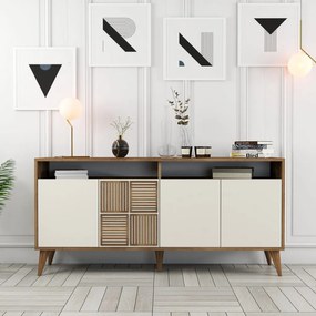 Milan 160 - Walnut, Cream