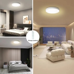 Brilagi - dimmelhető LED lámpatest POOL LED/60W/230V 3000-6000K átm. 60 cm fehér + távirányító