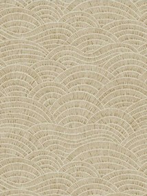 Esselle Home Elemental Dalty bézs hullámos texturált vlies tapéta – 100627EH